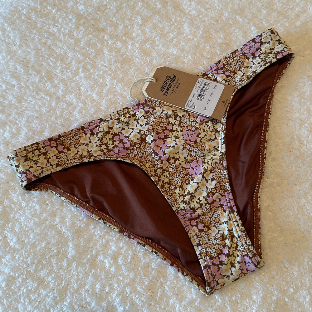 BILLABONG WOMENS READY FOR SUN LOWRIDER BIKINI BOTTOM Size Small - Picture 5 of 5